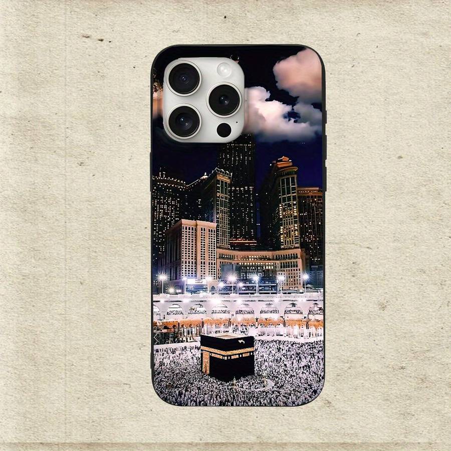 1Pc Black For iPhone 13 Mini Stylish Design Phone Case