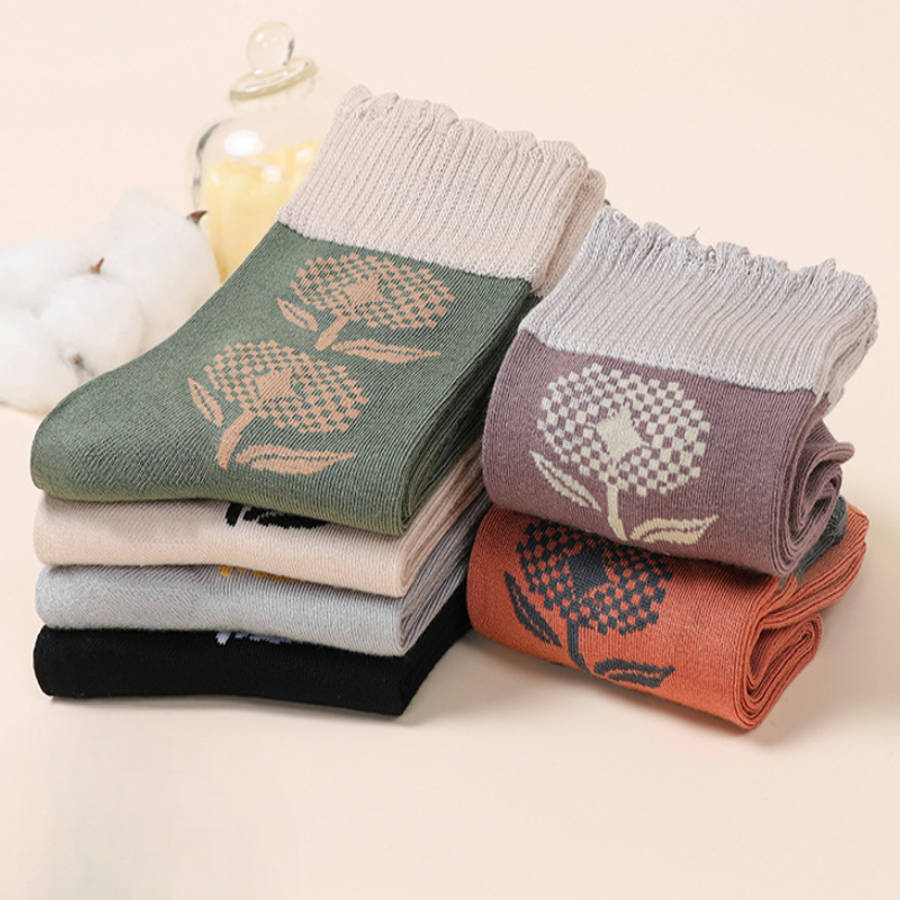 Women S Socks Color 6 Pairs Of Mixed Color Combination Pack Size Onesize