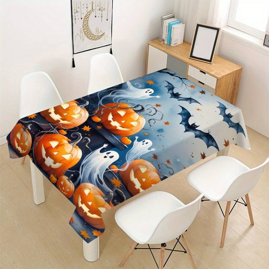 Halloween tablecloth decoration size 140 x 220cm or 55.12 x 86.61inch