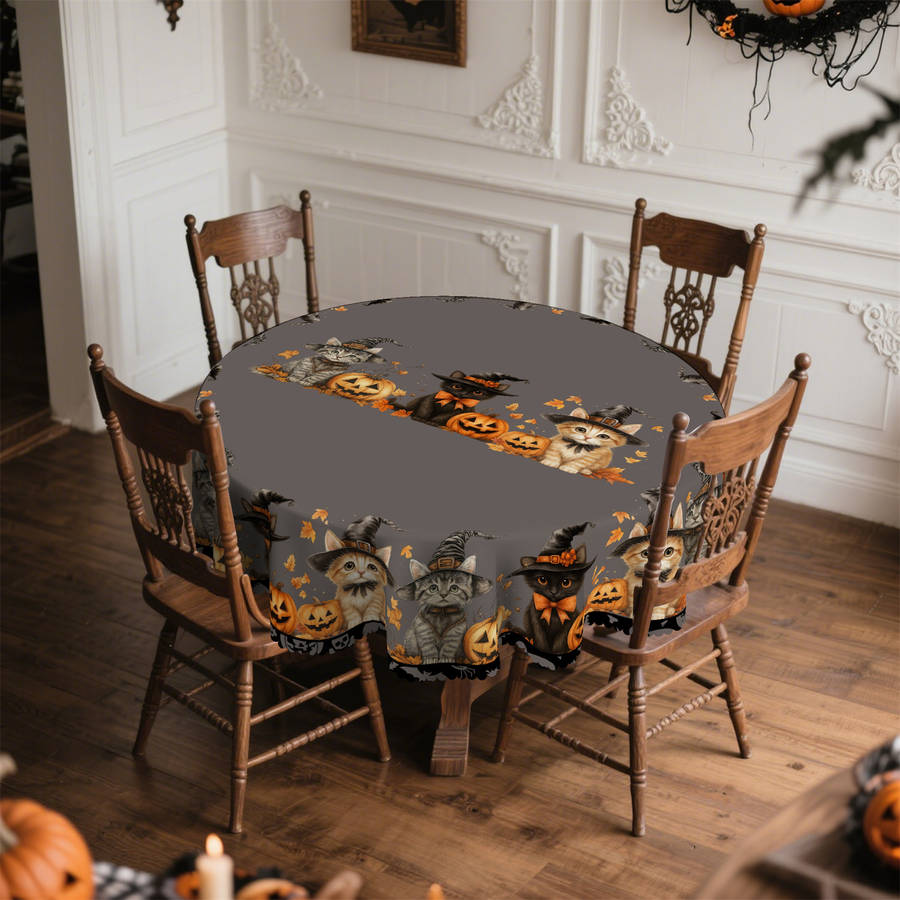 Halloween tablecloth decoration size Rectangle 55x70inch or 140x180cm
