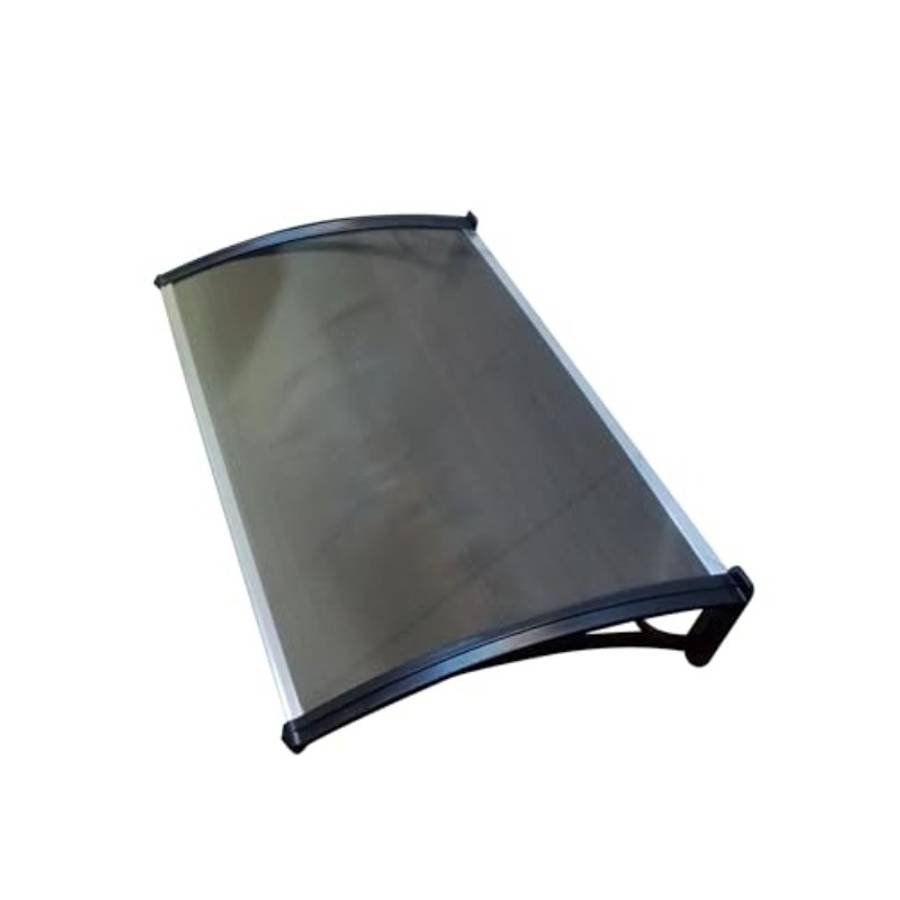 Awning Color Bronze Tinted With Black Pvc Brackets