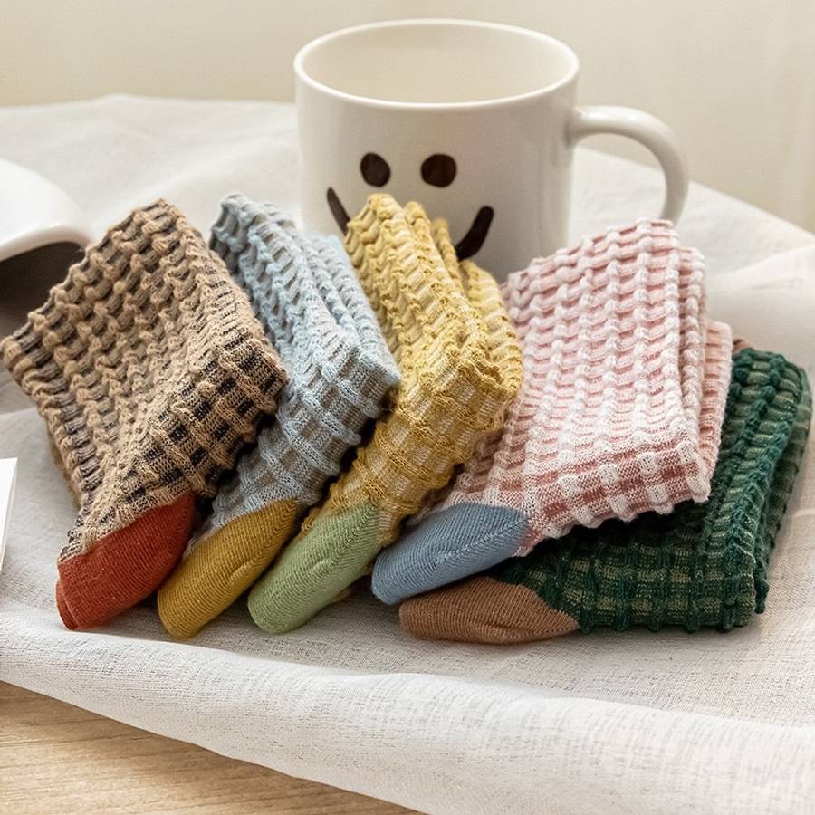 Women S Socks Color 5Pairs Mixed Colors Size Onesize