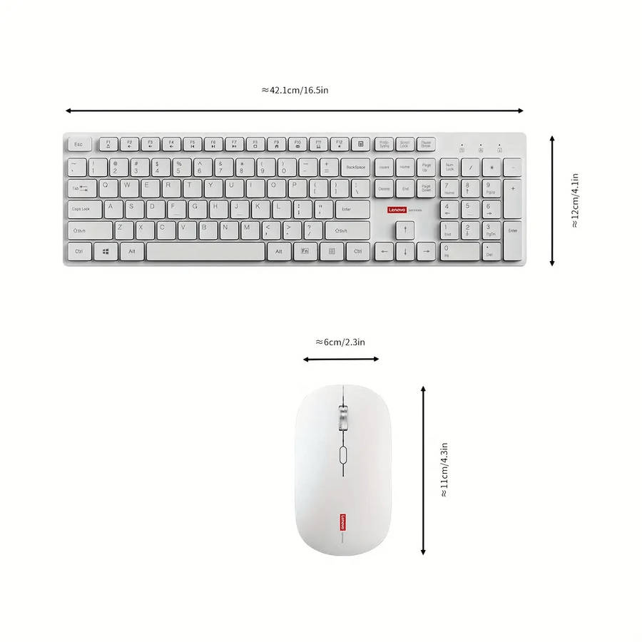 Ultra-Thin Wireless Keyboard And Mouse Set