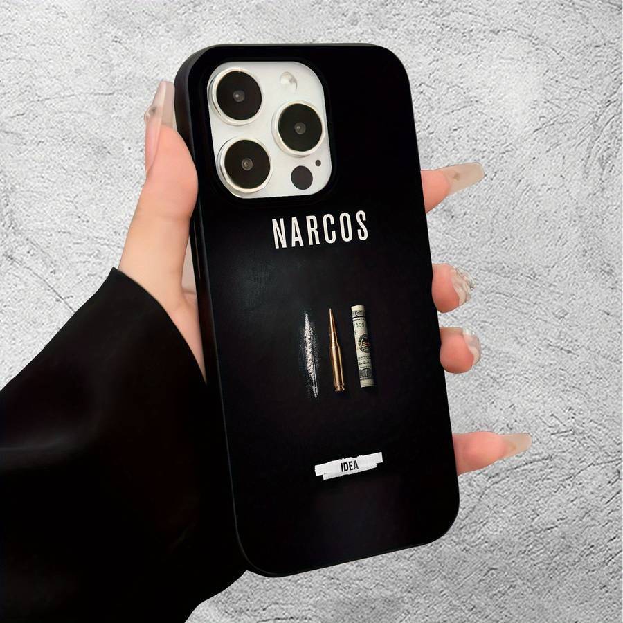 1Pc Black For iPhone 7 Plus 8 Plus Film And Television Phone Case