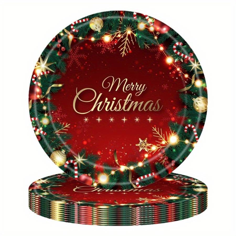 Christmas Tablecloth Style A Quantity 16Pcs