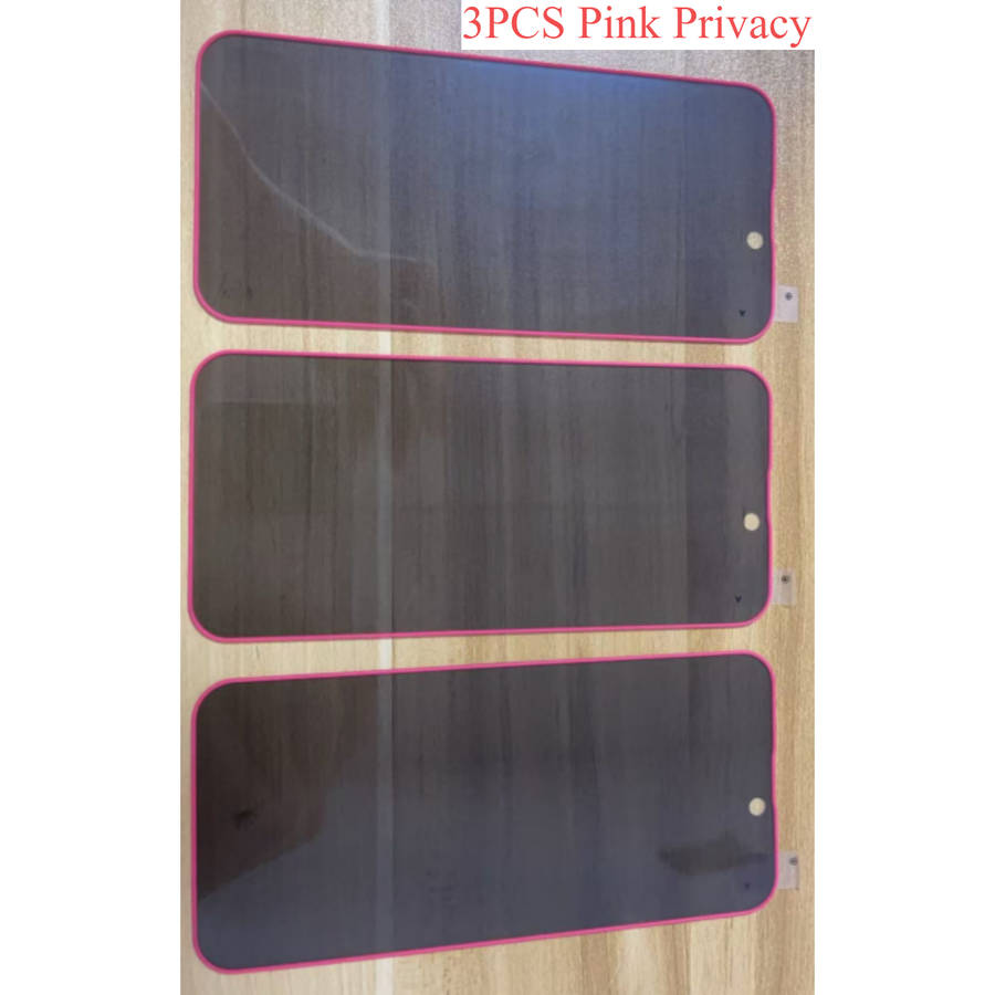 Screen Protector Color 3Pcs Orange Privacy Compatible Model Iphone 13