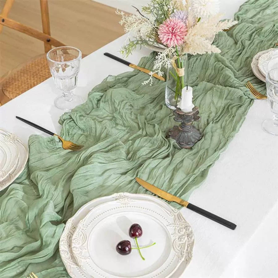 Wedding Supplies Style Sage Green Capacity 4 Tablecloths