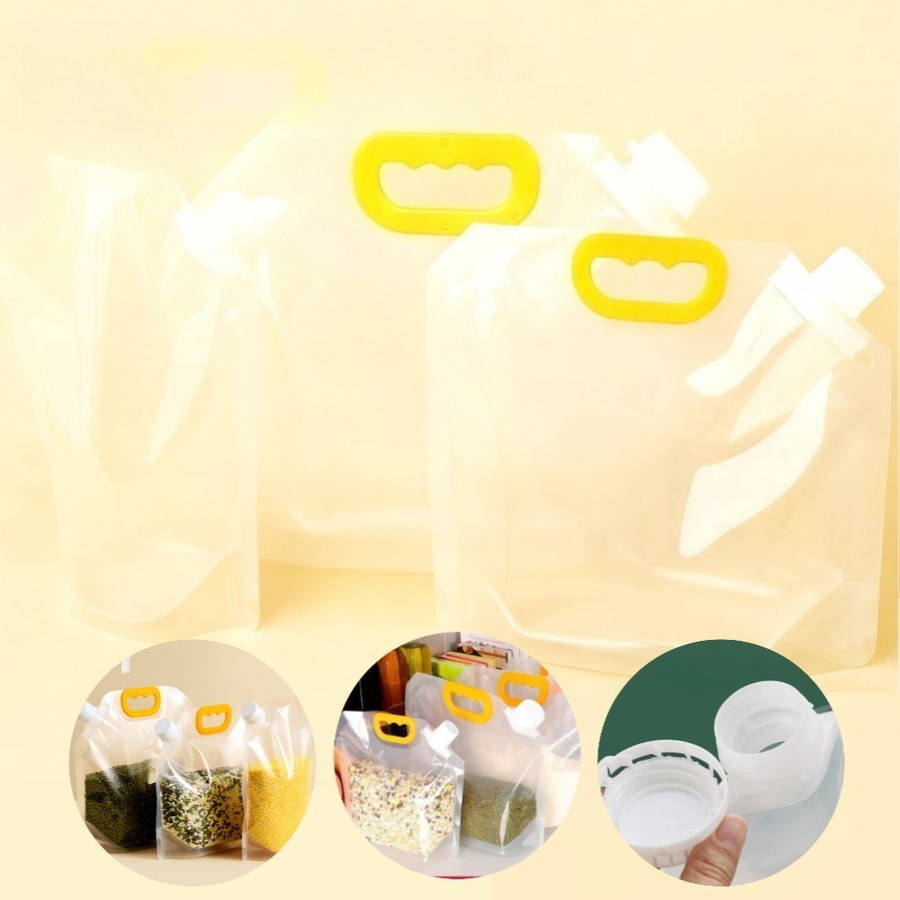 Food Storage Bags Items 6Pcs 1500G