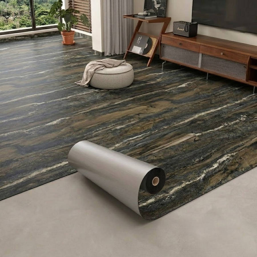 Self Adhesive Floor Stickers Whitewashed Ash