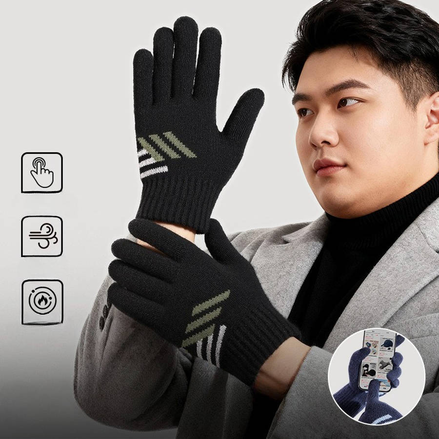 Gloves Color A248 Grey Single Layer Plus Size