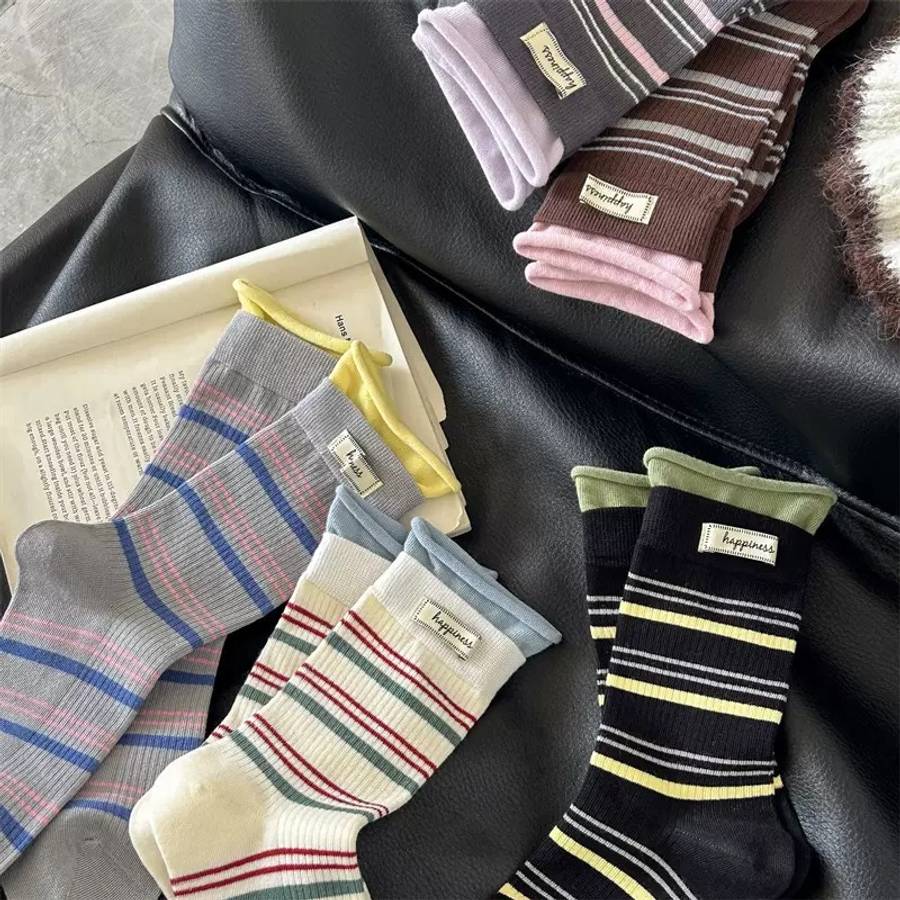 Women S Socks Color Mixed Color5 Pairs Size Asian Onesize