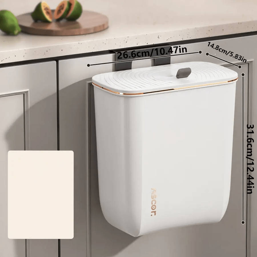 Garbage Can Color White