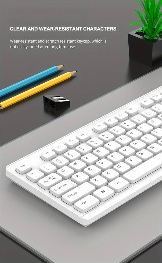 keyboard color White