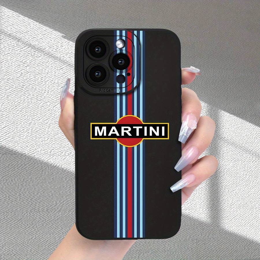 1Pc Black For iPhone XS Max Racing Stripe Phone Case