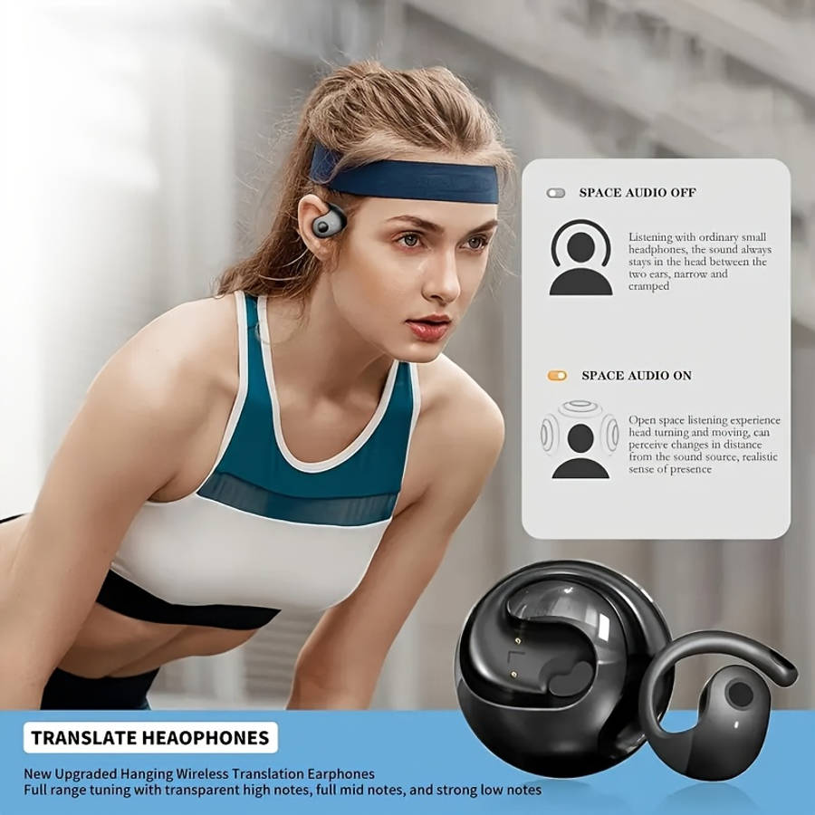 Rechargeable Wireless Earbuds Headphones Headset
