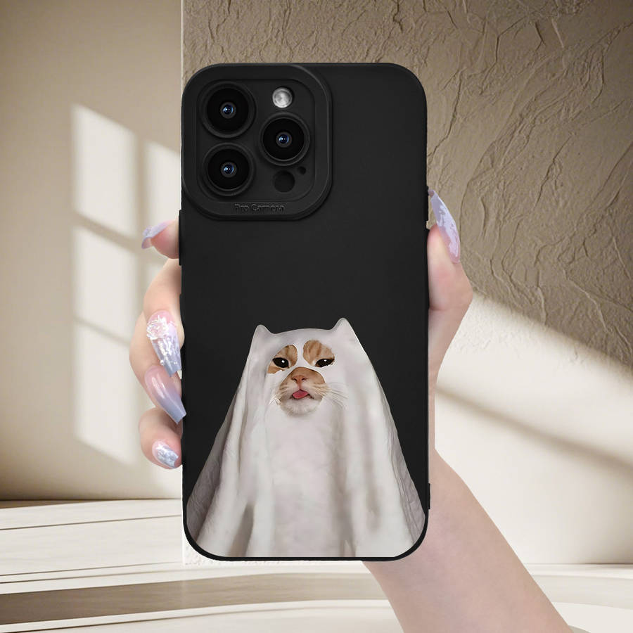 1Pc Black For iPhone 16 Pro Phone Case Phone Cover
