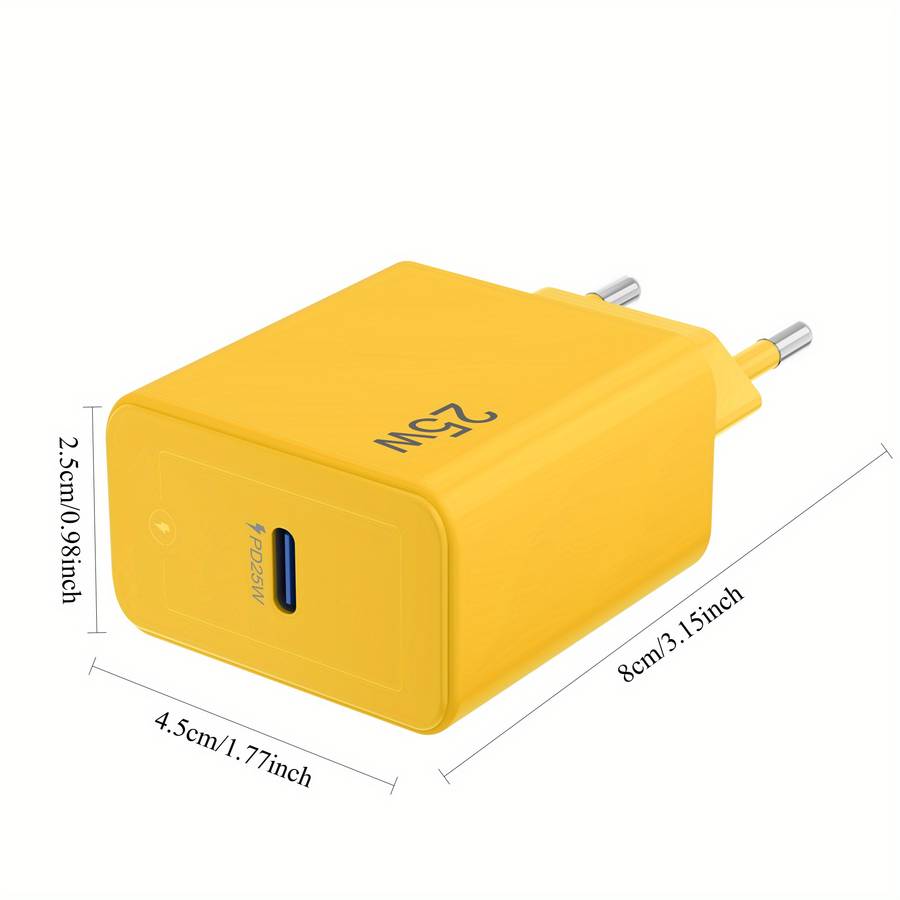 Charger Color Yellow Charger 1.5M Cable