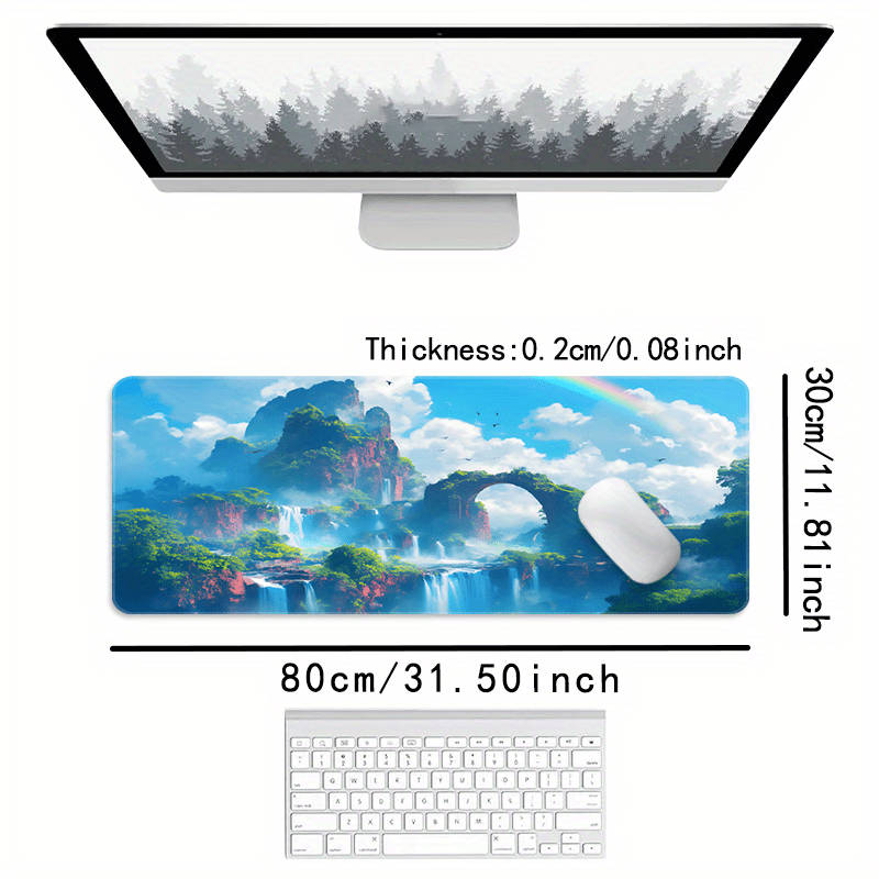 Mouse Pad Size 31.50X15.75Inches