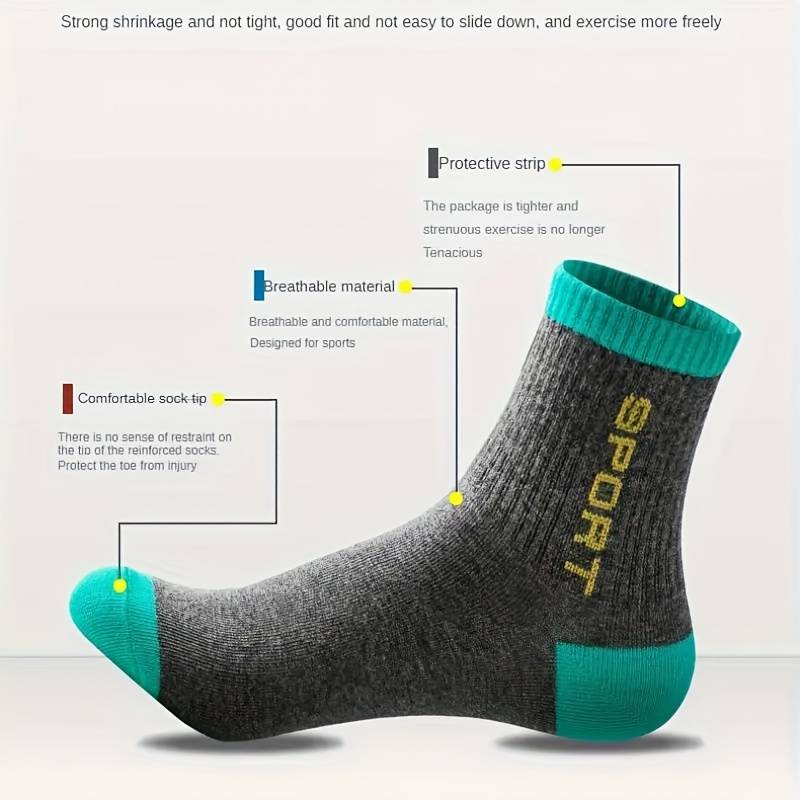 10 Pairs White One Size High Elastic Socks