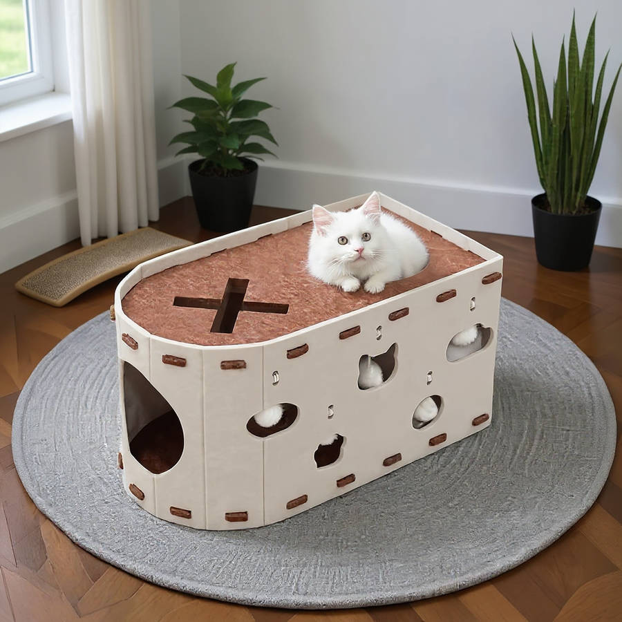 Pet supplies color Beige Color size Hole Nest