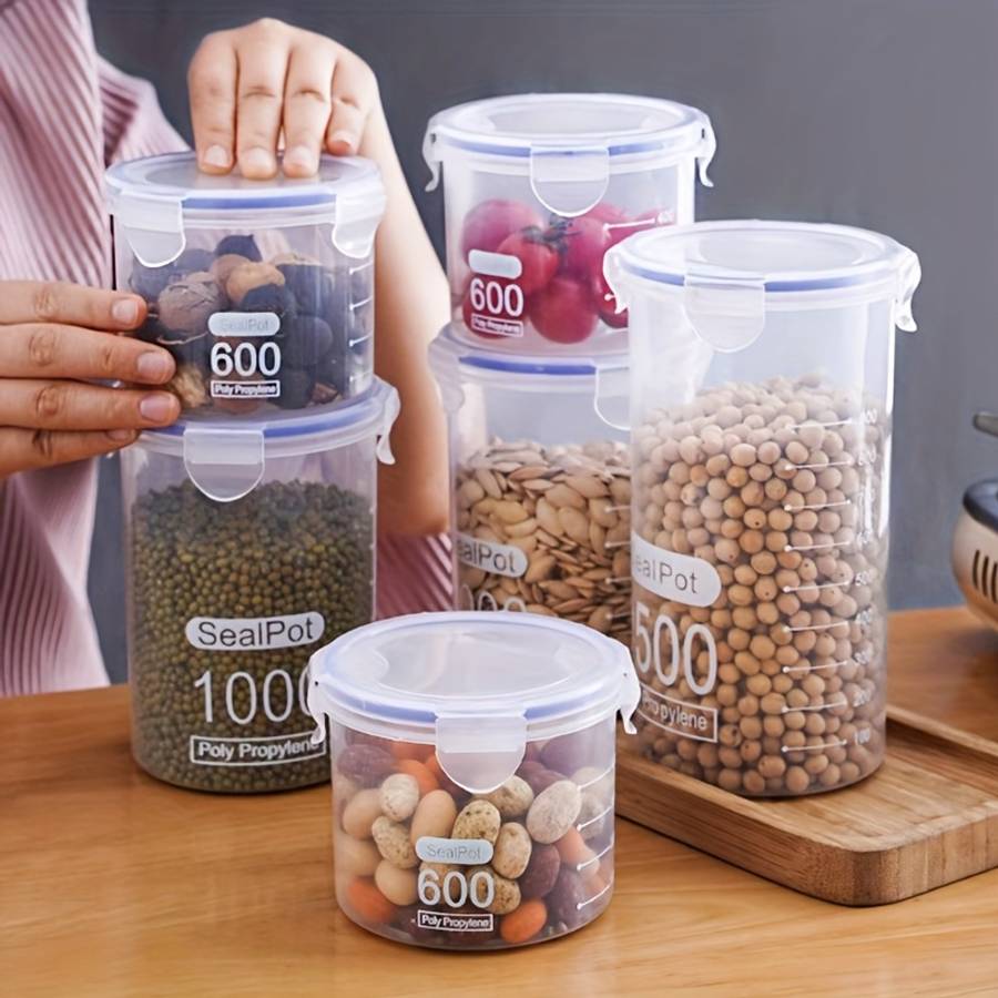 Sealed Jar Model Medium 800Ml Styletransparent And Visible