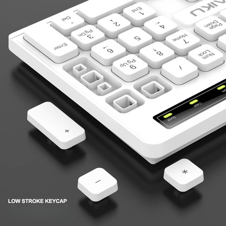 keyboard color White