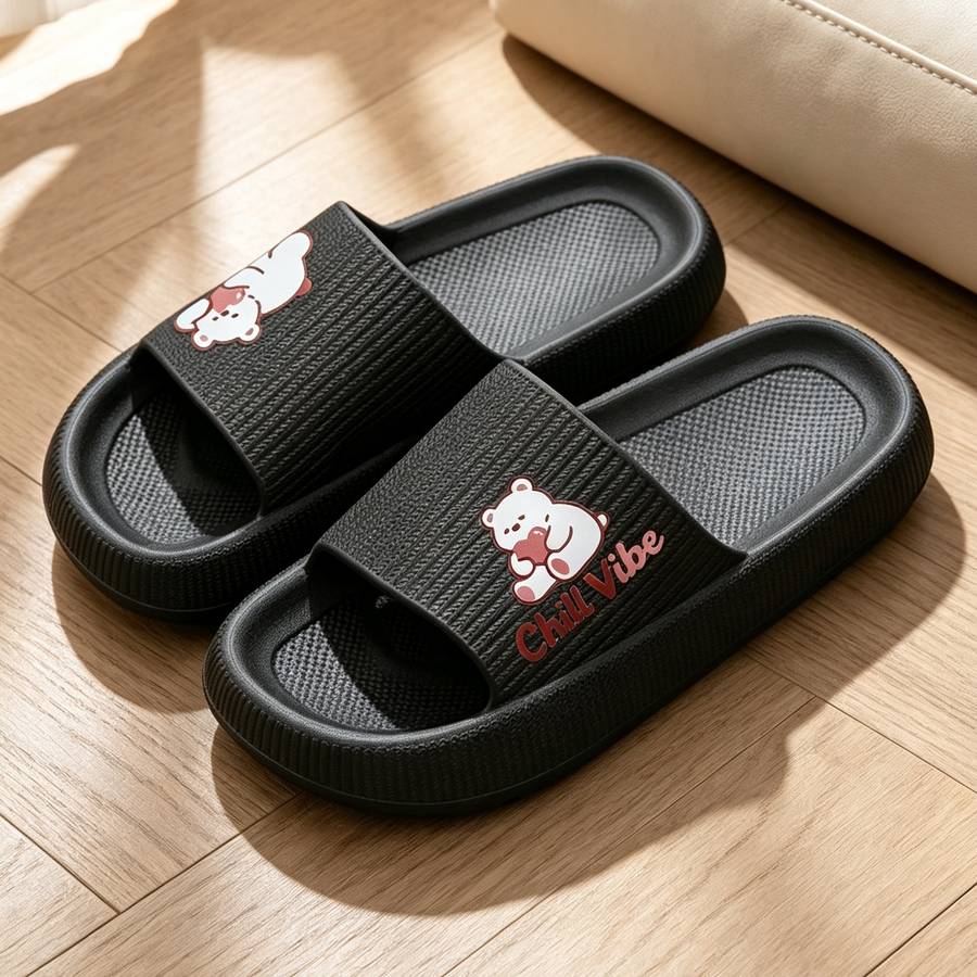 Sandals Color Black Size Uk 1.5 2