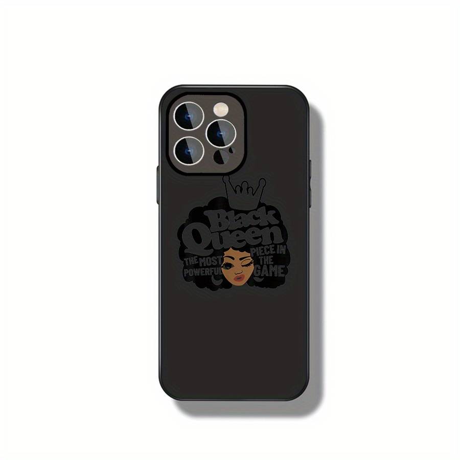 1Pc Black For iPhone 12 Black Queen Phone Case