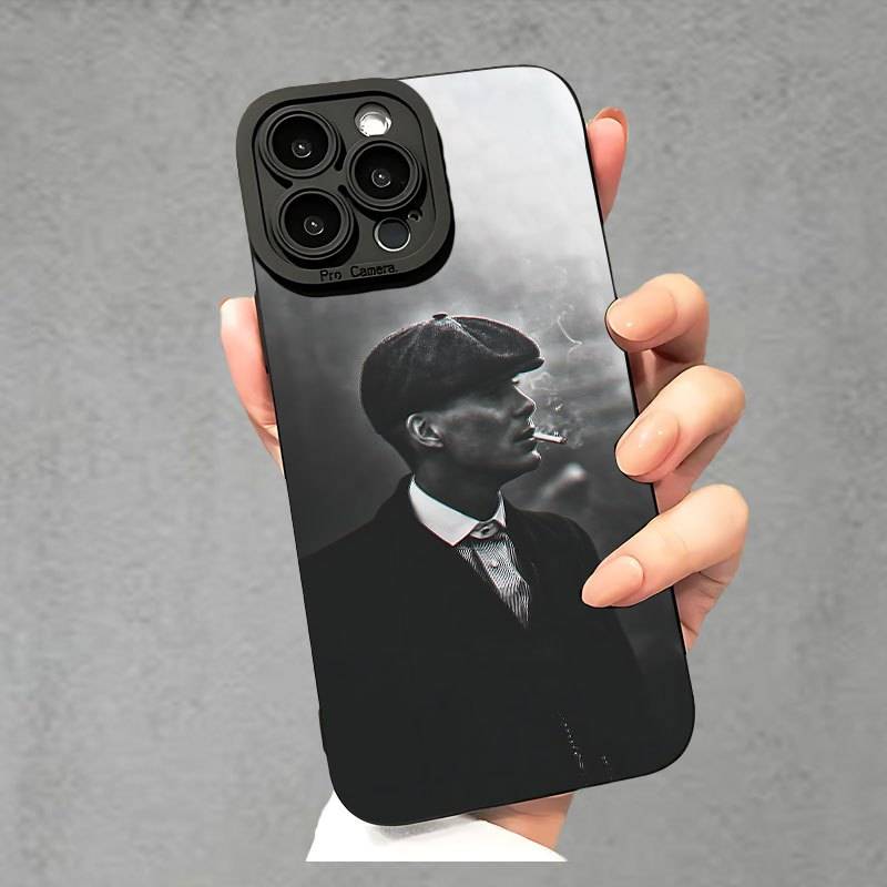 1Pc Black For iPhone 16 Pro Max Phone Case Phone Cover