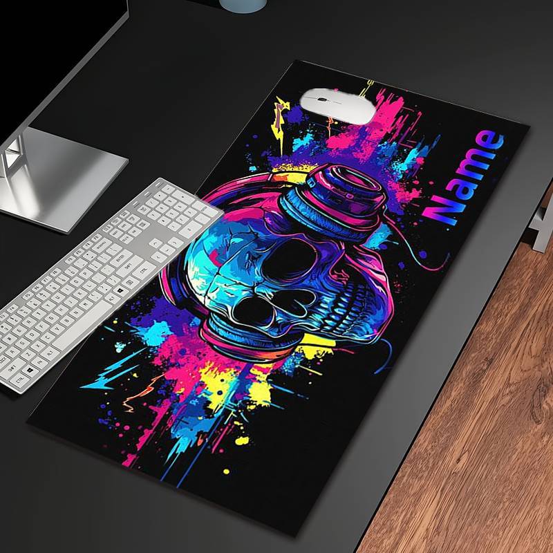 Mouse Pad Size 1Pc Colorful Skull 30X60Cm