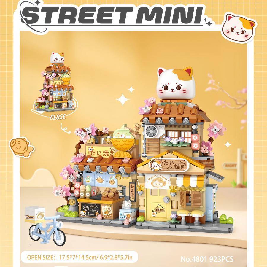 Building Toy Architectural Model Toy Set Style Flowers