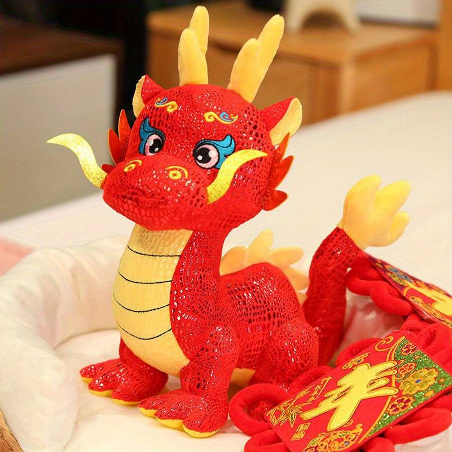 Plush Toyss Items satin dragon 28cm