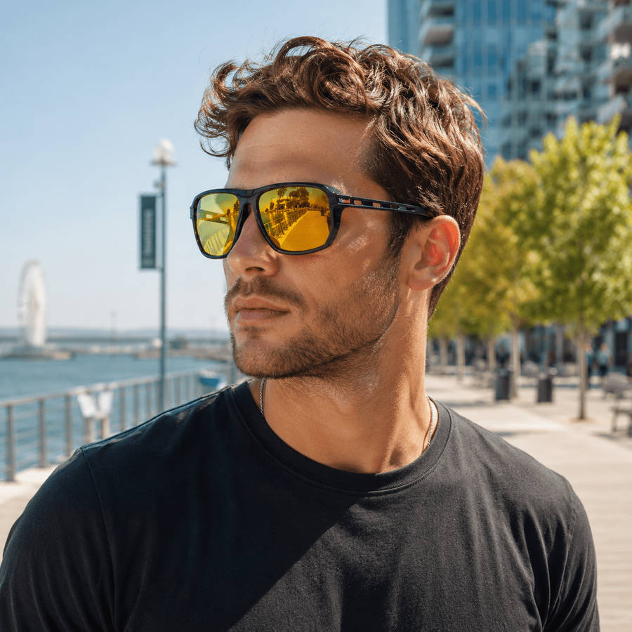 Cycling Glasses Color C5 Gun Yellow