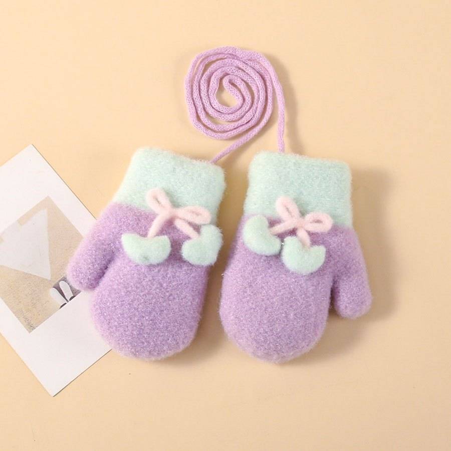 Winter Gloves Color Blue Size 1 To 3Y