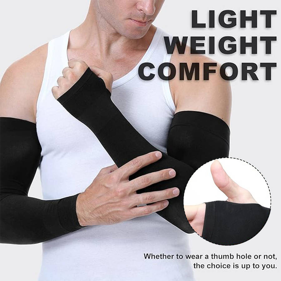 Sunscreen Sleeves Color Black