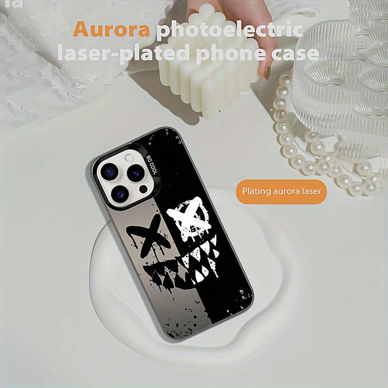 1Pc Black For iPhone 16 Pro Phone Case Phone Cover
