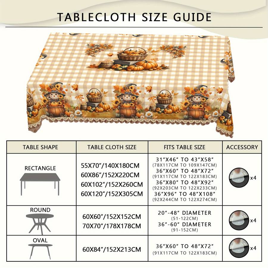 Halloween tablecloth decoration size Rectangle 139.7177.8cm