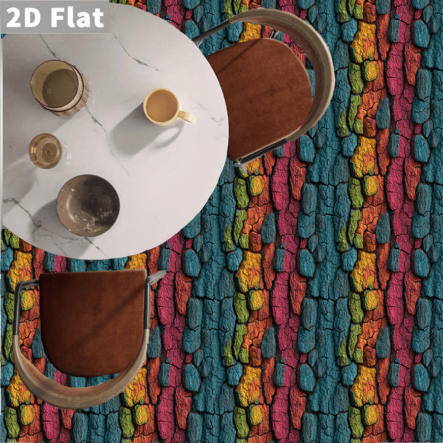 Self Adhesive Floor Stickers 11.81X11.81In30X30Cm