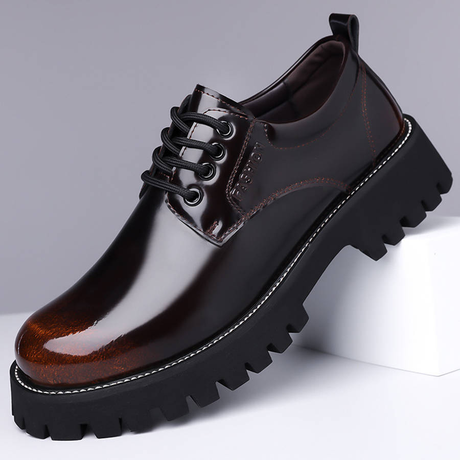 Mens Leather Shoes Color Brown Sizeuk 5.5