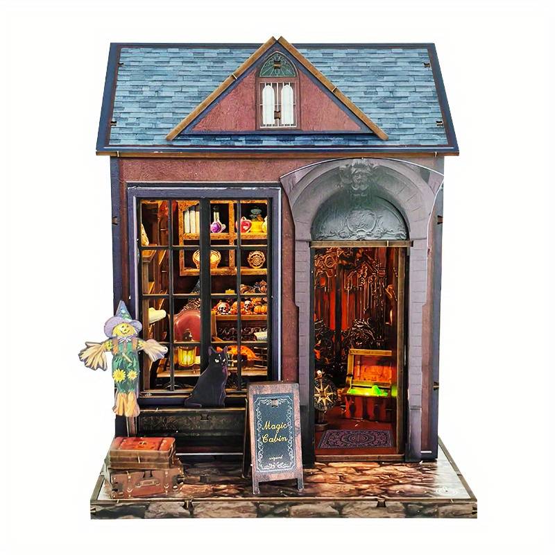Building Toy Architectural Model Toy Set Style Dark House