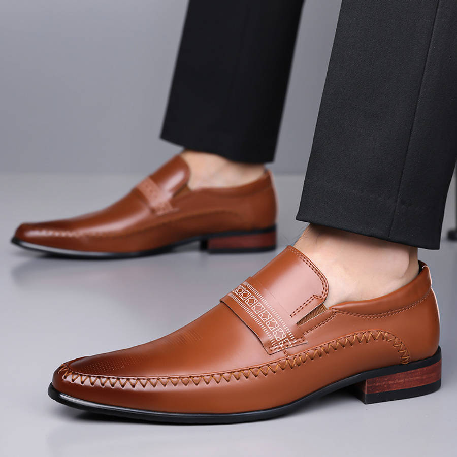 Mens Leather Shoes Color Brown Sizeuk 10