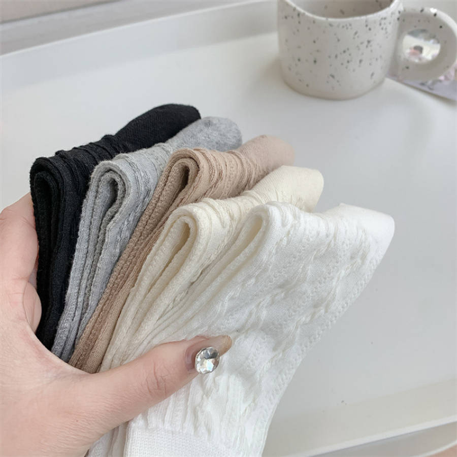 Women S Socks Color Mixed Color 5 Pairs Size Onesize