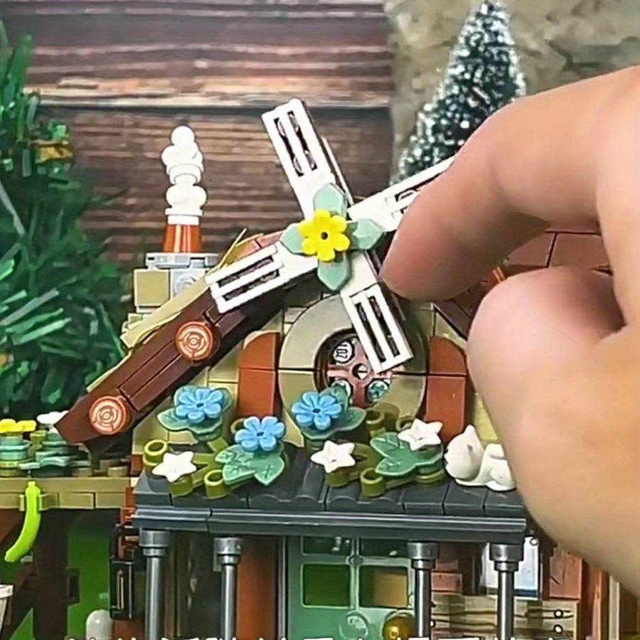 Building Toy Architectural Model Toy Set Style Farm House