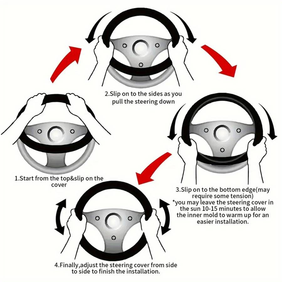 Car Steering Wheel Cover