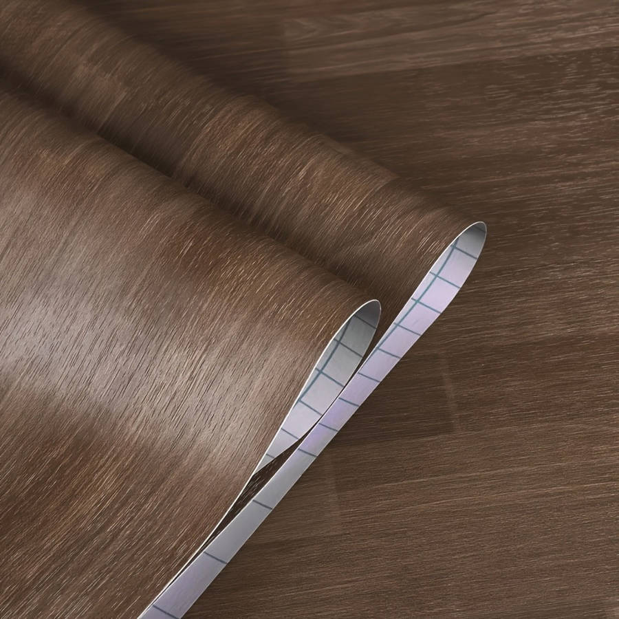 Self Adhesive Floor Stickers Parquet Walnut 40Cm*100Cm