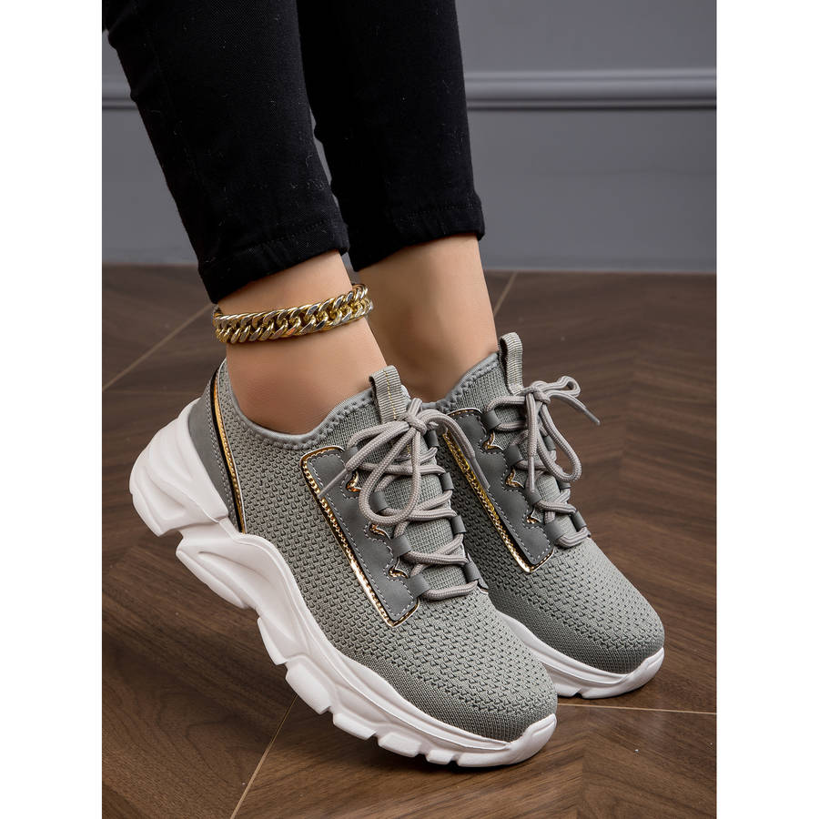 Women S Sneakers Color Grey Sizeuk 8