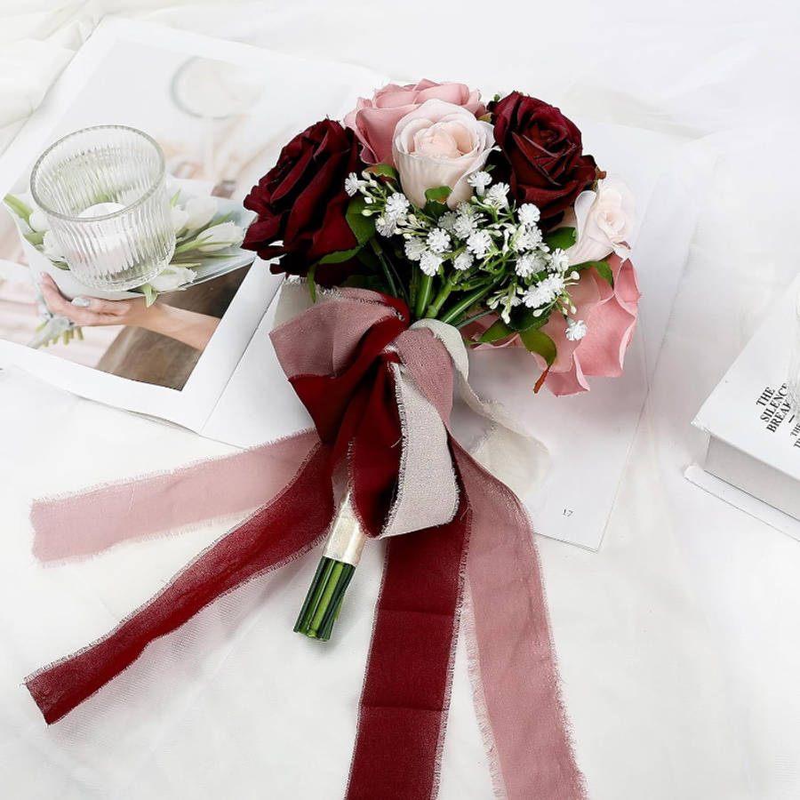 Wedding Supplies Color Burgundy & Dusty Pink