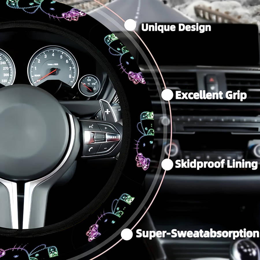 Car Steering Wheel Cover One Size