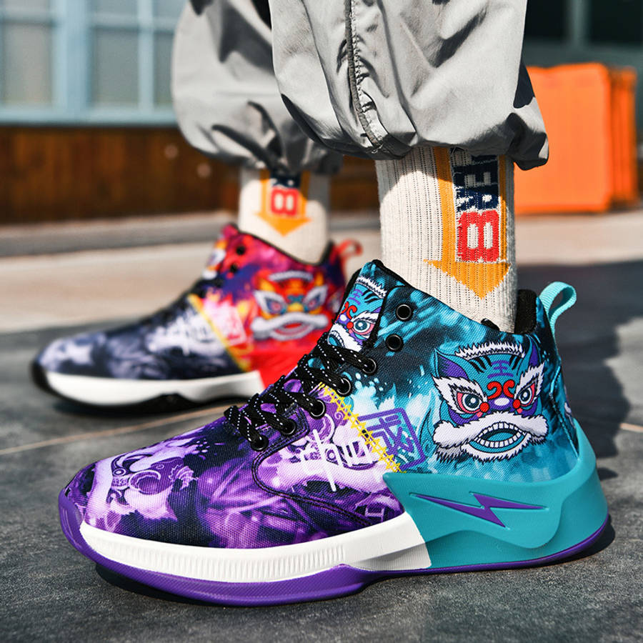 Basketball Shoes Color Towtone Color Sizeuk 5