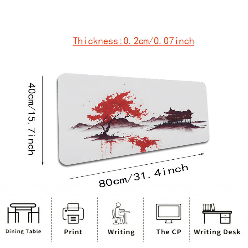 Mouse Pad Size 35.4X15.7Inch